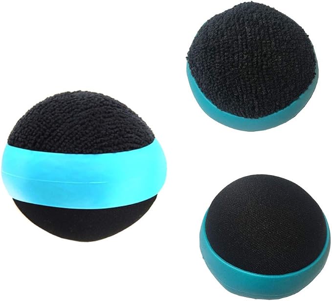 3 Pack Dual Action Touch Screen Glass Cleaner Cleaning Ball for iPad/Tablet/Smart Phone/Laptop/Computer/TV/Monitor Blue