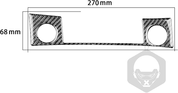 Real Carbon Fiber Trim for Audi 80A Q5 Accessories | for SQ5 2018-2025 Dash Push Engine Start Button Panel Frame Cover Sticker Interior Thick Overlay Decal