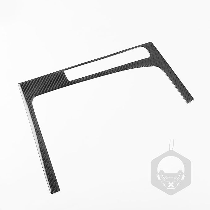 Real Carbon Fiber Trim for Audi 80A Q5 Accessories | for SQ5 2018-2025 Dash Center Console Gear Shift Outer Panel Frame Cover Sticker Interior Thick Overlay Decal - B