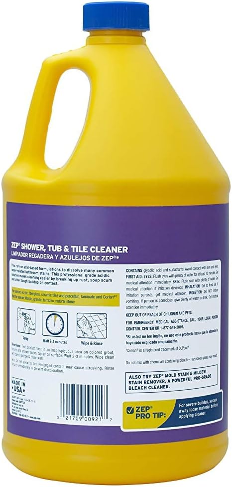 Zep Cleaner Shower/TUB/Tile 128 OZ ZUSTT128