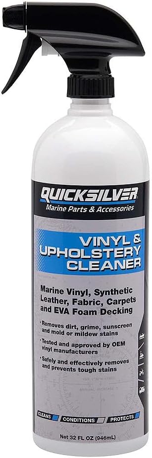 Quicksilver Vinyl & Upholstery Cleaner Multi Cleaner for Boat's, RV's, Powersports and Home - 32 oz.