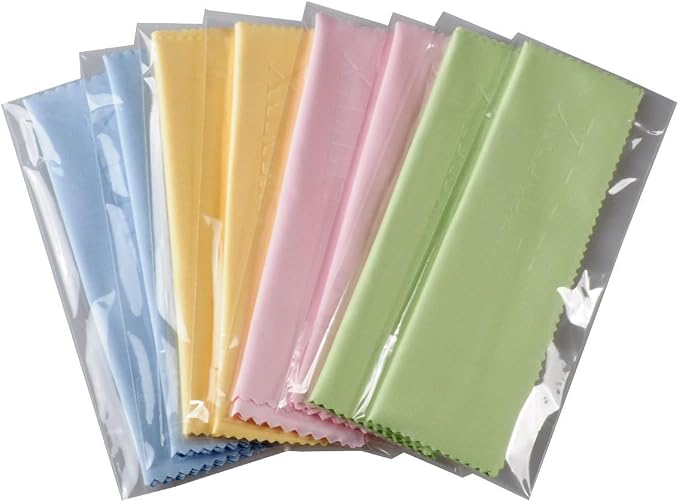 Microfiber Cleaning Cloths - for All LCD Screens, Tablets, Lenses, and Other Delicate Surfaces (8-Pack, 6x7)