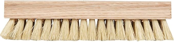 11643 Dqb Heavy Duty Acid Brush, Tampico Fiber Bristle Trim, Hardwood Handle, 8" x 1-1/16"