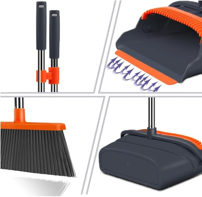 Broom & Dust pan Set Upright