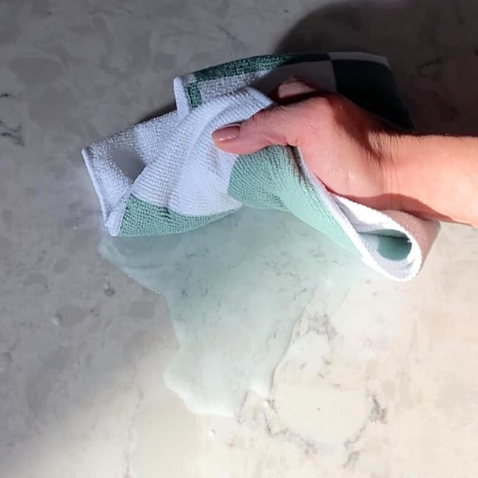 Microfiber Cleaning Cloths 13x13 – Lint-Free, Streak-Free Reusable Towels for Kitchen, Glass, Bathroom & Car | Cloak & Sage