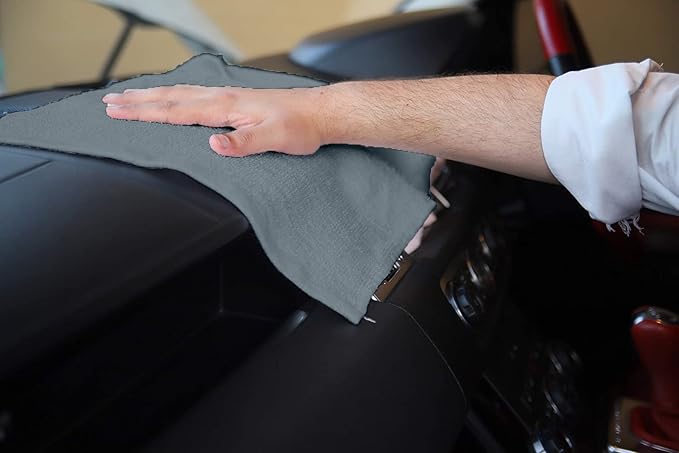 Avalon Towels Bar Towels (Pack of 60) Size 14x17 Inches – 100% Cotton, Absorbent and Reusable Cleaning Rags, Multipurpose Cleaning Towels, Terry Cloth Rags, Durable Shop Rags (Grey)