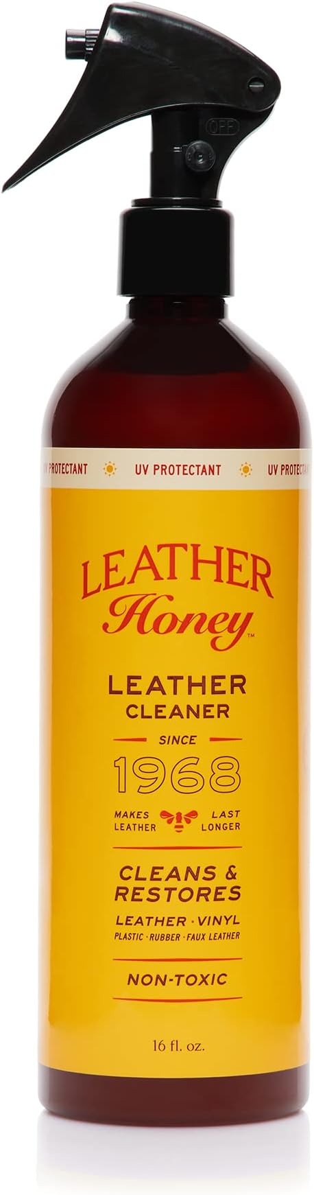 Leather Honey Leather Cleaner — Non-Toxic UV Protection, Made in the USA