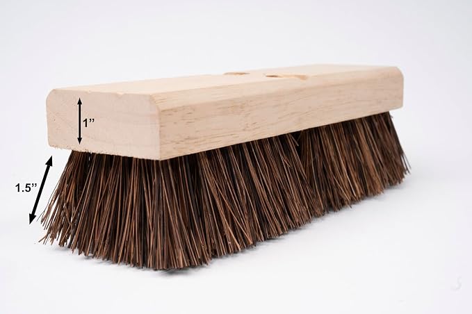 10" Palmyra Deck Scrub Brush