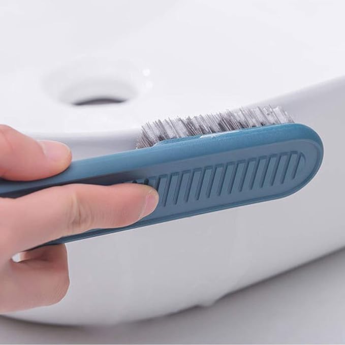 Cleaning Brush Soft Bristle Brush Laundry Scrub Brush Clothes & Shoes Brush | 2 Pack Scrubbing Brush Easy to Grip Household Cleaning Brushes Tool for Countertops Bathtubs
