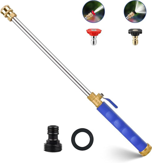 Jet Nozzle Power Washer for Garden Hose, High Pressure Hose Nozzle