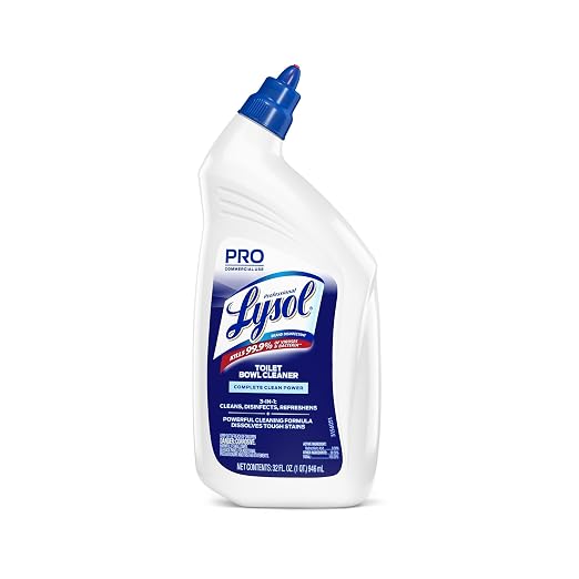 Lysol 74278 Professional Disinfectant Toilet Bowl Cleaner, 32 oz