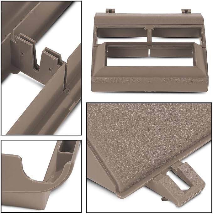 CHEDA Single Din Dash Kit Beige w/Storage Pocket | Fit 1992-1994 Chevy GMC Crew Cab Dually Blazer/ Fit 1988-1994 GMC Sierra Pickup