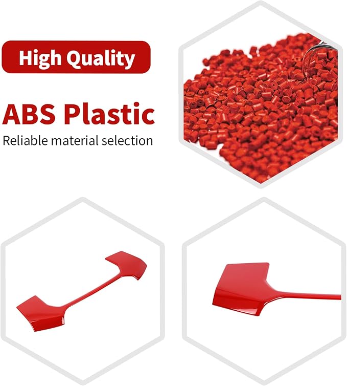for RAM TRX Center Dashboard Storage Bin Trim Cover Fit for RAM TRX 2018-Present Red Interior Accessories
