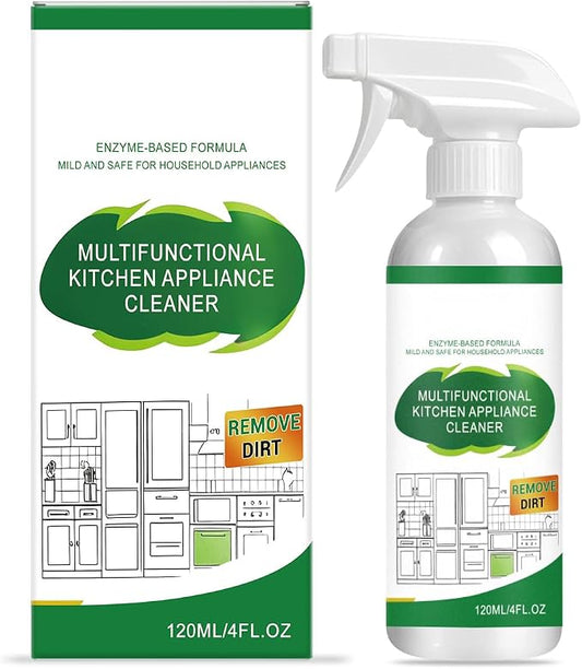 lon Kitchen Cleaner Stain Remover Spray, Kitchen Multi-purpose Foam Cleaner Spray, Kitchen Oil Stains Cleaner for Appliance, Oven, Stove, Range Hood (120ML)