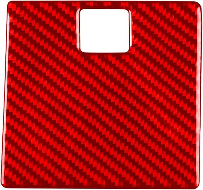 Real Carbon Fiber Trim for Toyota Camry Accessories | for 2012 2013 2014 Co-Pilot Storage Box Panel Interior Thick Overlay Decal
