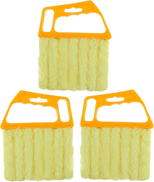 3Pcs Window Venetian Blind Cleaner Duster Tool Blinds Dust Dirt | 7 Finger Dusting Cleaner Tool for Window Air Vent Air Conditioner Fan Duster Dirt Housekeeping Tool for Wood Blinds Dust Dirt