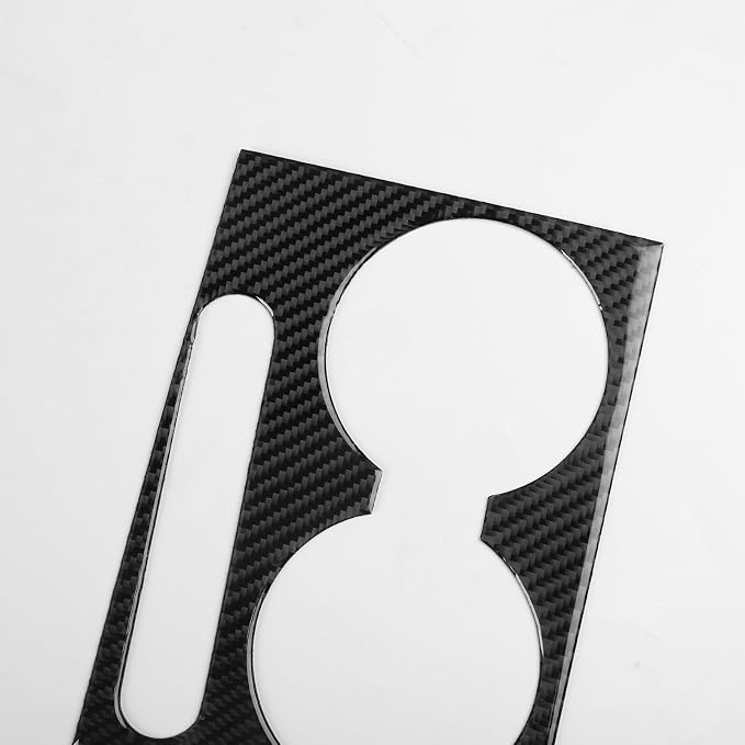 Real Carbon Fiber Trim for Honda Accord Accessories | for 2003 2004 2005 2006 2007，Cup Holder Center Control Panel Cover，Thick Overlay Sticker Decal