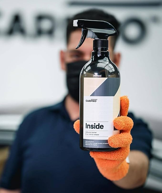 CARPRO Inside Car Interior Cleaner: Ultimate Detailer Car Vinyl, Plastic & Finished Leather - Remove Dirt, Sweat, Oils from Interior Surfaces - Liter (34oz)