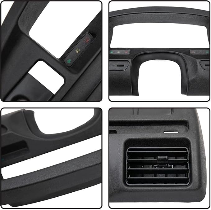 DOTCOM Dashboard Dash Panel Bezel Fit Ford F150 F250 F350 1992-1997 | Super Duty, Instrument Dash Cover, Replacement for F2TZ15044D70A, Gas Engines ONLY