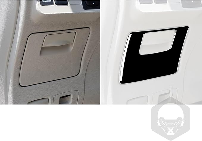 Glossy Bright Piano Black Car Driver Position Storage Box Panel Switch Cover Decoration Sticker Interior Trim Compatible with Toyota Corolla 2009 2010 2011 2012 2013 Auto Trim Accessories