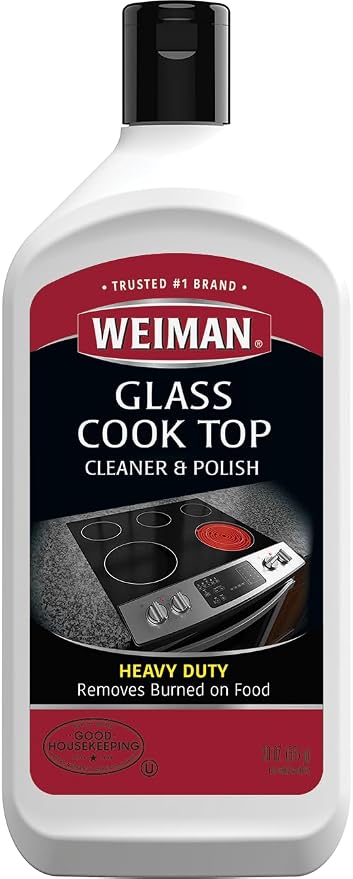 Weiman Ceramic and Glass Cooktop Cleaner and Polish - 20 Ounce - Shines and Protects Glass and Ceramic Smooth Top Ranges with its Gentle Formula