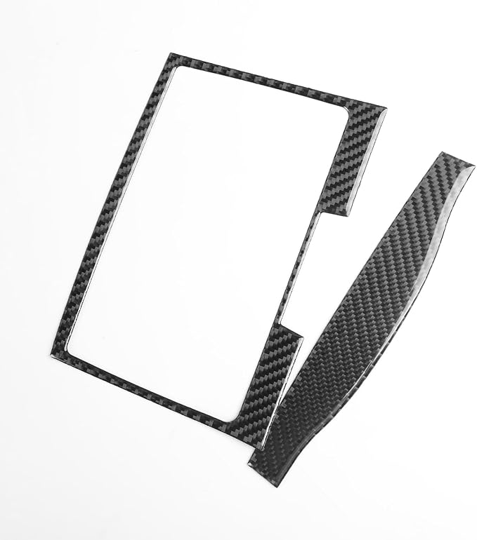 Real Carbon Fiber Trim for Honda CRV Accessories | for CR-V 2012 2013 2014 2015 2016 Central Console CD Player Panel Sticker Interior Thick Overlay Decal - B