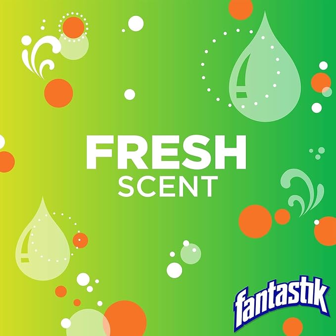 Fantastik All Purpose Cleaner, Multipurpose Surface Cleaner & Kitchen Grease Removal, Packaging Designed to Prevent Leakage and Breakage, Fresh Scent, 32 Fl Oz