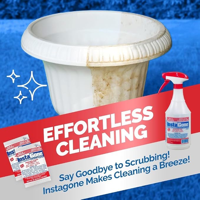 Stain Remover - RETAIL (2 Pack + 24oz Spray Bottle) - Just Add Water - Indoor/Outdoor Ceiling, Wall, Bathroom, Roof, PVC Fence, Patio Furniture & More