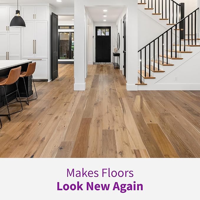 Rejuvenate Shine Refresher Floor Polish Renews Shine On Newer And Recently Restores Floors Including Sealed Hardwood, Laminate, Vinyl And Tile, 32 Ounces