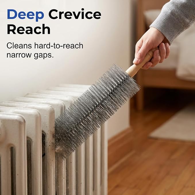 Fan Cleaning Brush, 2026 New Bendable Microfiber Head Dusting Brushes, Reusable Fan Cleaner Brush Dust Remover for Electric Fans, Air Conditioning, Car Vents and Blind