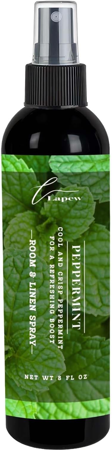 Lapew Room & Linen Spray | Fragrance Mist for Home, Car & Office | Fabric & Air Freshener | Neutralizing Mist | Made in USA | Peppermint