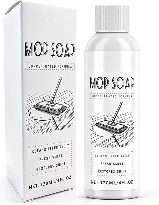 Brazilian Waves Mop Soap – Highly Scented Luxury Floor Cleaner for Mopping, Low Suds No Residue, Streak-Free for Tile, Hardwood, Laminate, LVP & Vinyl, All Mop Types, Pet Safe (1 Pack)