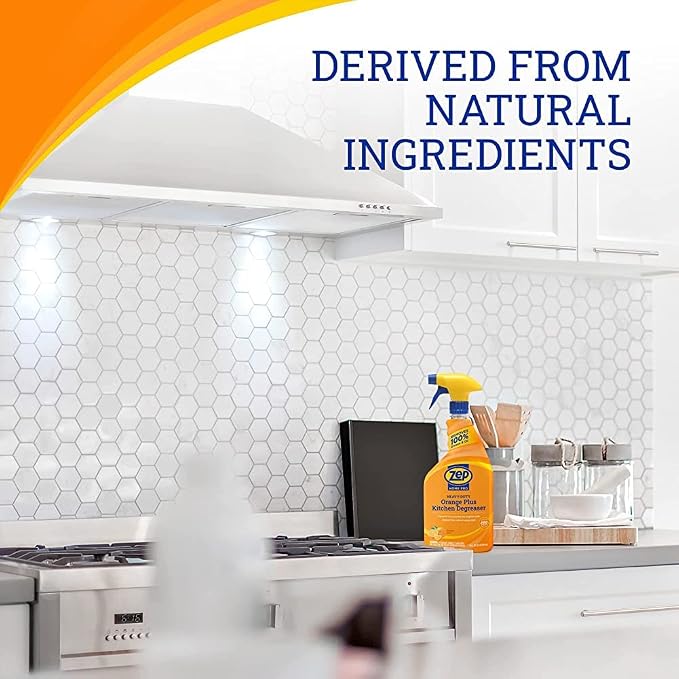 Zep Home Pro Orange Plus Kitchen Degreaser - 24 Fl. Oz. - R49506 - Pro Trusted Cleaning Power: Now in Refreshing Scents & Family Friendly Formulas (6)…