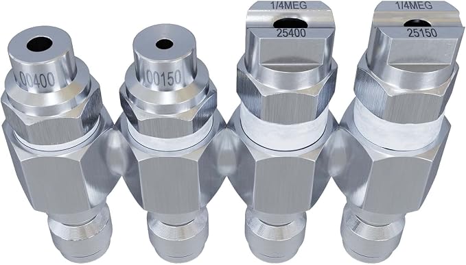 Jariko Jrod Pressure Washer Nozzle 5-6 GPM - High Pressure Hose J Rod - 1/4" Quick Connect for Soft Wash System - 4 Way 4 Tip Nozzle - Accessories