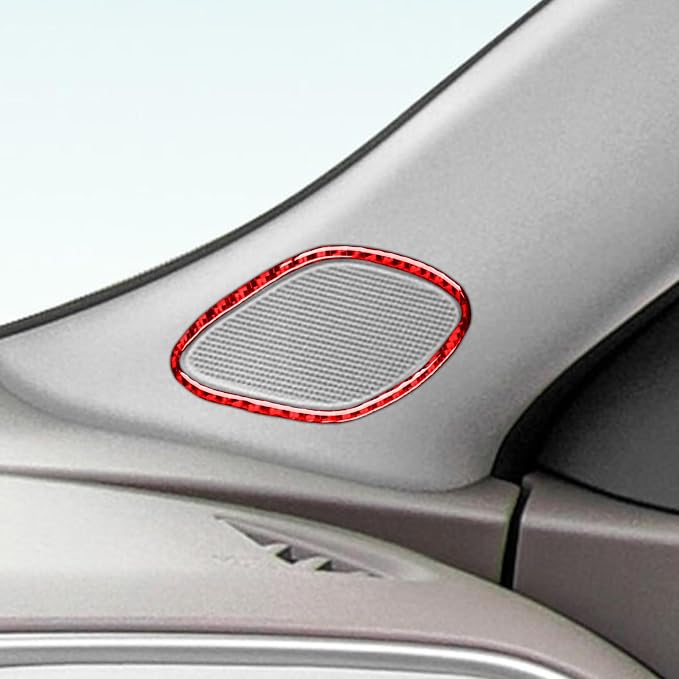 Real Carbon Fiber Trim for Chevy Malibu 9th Gen Accessories | for 2016-2022 A-Pillar Horn Panel Frame Sticker Interior Thick Overlay Decal