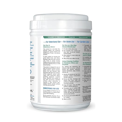 REScue One-Step Disinfectant Cleaner & Deodorizer Wipes for Vet Use – Cleaner for Kennels, Litter Boxes, Vet Offices, Pet Grooming Surfaces, Pet Items – Wipes Canister, 160-Count (4 Pack)