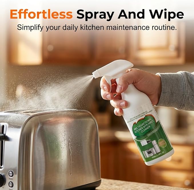 Multi-Purpose Enzyme Foam Cleaner, Powerful Multipurpose Kitchen Appliance Cleaner Spray, Multi-Use Enzyme Foam Cleaner for Kitchen Household Oven Stove Range Hood (1)