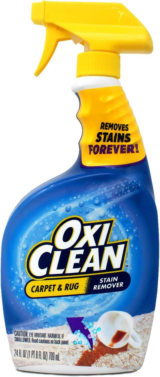 OxiClean Carpet & Rug Stain Remover Liquid Spray, 24 Fluid Ounce