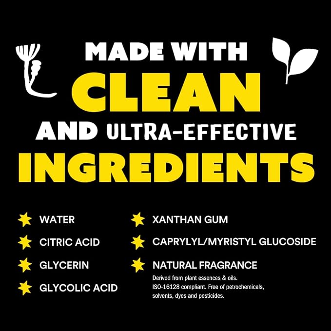 Molly's Suds Toilet Bowl Cleaner (Non-Bleach) | 98% Plant-Based Gel Formula Freshens, Removes Stains and Deodorizes | Lemon Scent - 23 Fl Oz (Pack of 3)