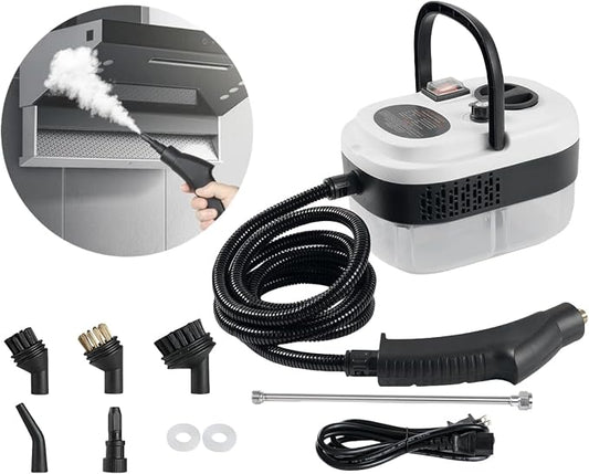 Foandbevi 7 in 1 Steam Cleaner 2500W High Pressure Steamer for Cleaning, Car Steamer Handheld Steam Cleaner for Home Use, Hardwood Floor Steam Cleaner for Upholstery, Kitchen, Bathroom, Grout