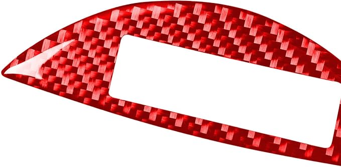 Red Gear Shift Box Panel Trim Stickers Compatible with Subaru BRZ/Scion FR-S/Toyota 86 2016 2017 2018 2019 2020 Car Interior Real Carbon Fiber Decals Accessories