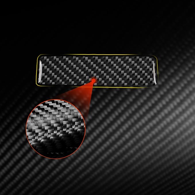 Carbon Fiber Central Stickers Fit for Ford Expedition 2007-2014 | Central Console Armrest Box Trim Decorations | Accessories | Anti-scratch