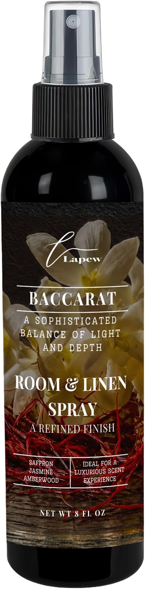 Lapew Room & Linen Spray | Fragrance Mist for Home, Car & Office | Fabric & Air Freshener | Neutralizing Mist | Made in USA | Baccarat
