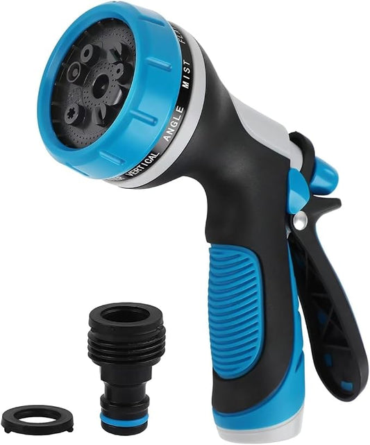 Garden Hose Nozzle High Pressure Leak Proof Spray Water Hose Nozzle Sprayer | Slip Resistant High Pressure Trigger Lockable Garden Hose Spray Nozzle for Plants & Lawns Watering,Car Washing Pet Showering