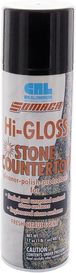 Somaca Hi-Gloss Stone Countertop Cleaner - 17 oz. Can