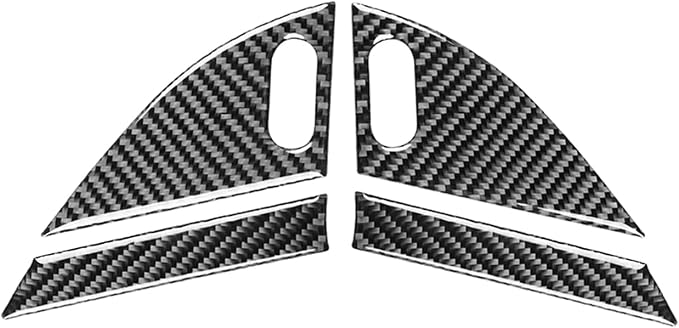 Real Carbon Fiber Trim for Dodge Charger Chrysler 300 Accessories | for Charger 2011+ Chrysler 300 2011-2023 Door Corner Speaker Sticker Interior Thick Overlay Decal