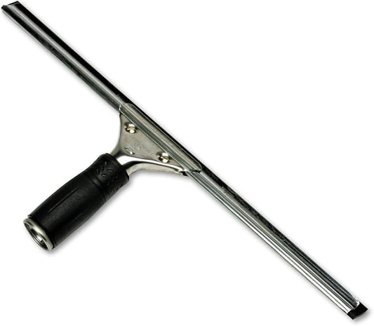 Unger Professional Steel Window and Glass Squeegee with Replacement Rubber, 16 Inch (Pack of 1)