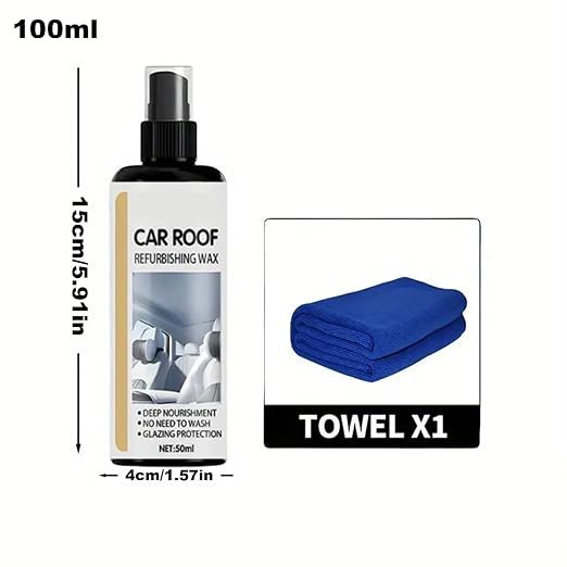 Trim Restorer for Vehicles Automotive Maintenance Renovation Polishing | Auto Trim Restorer Refurbish Mist for Taxi, Truck, Motorhome, Minivan, Dashboard, Center Console, Door Handles, Roof