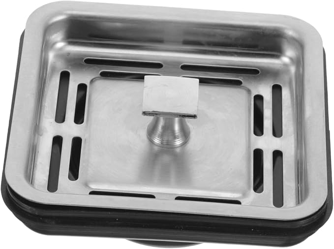 Square Garbage Disposal Stopper for Kitchen Sink Easy to Install Prevents Clogs Essential for Food and Cleaner Kitchen