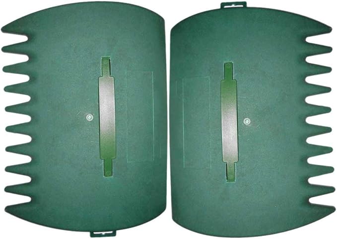 Leaves Grabber, 2pcs Handheld Hazelnut Leaf Scoop, Fast Lawn Remove Fallen Collection Garden and Yard Leaf Scoops Hand Rakes Used to Pick Up Leaves, Grass Clippings, Trash